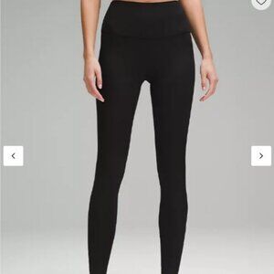 lululemon Align™ High-Rise Ribbed Pant 28" Black Sz 12